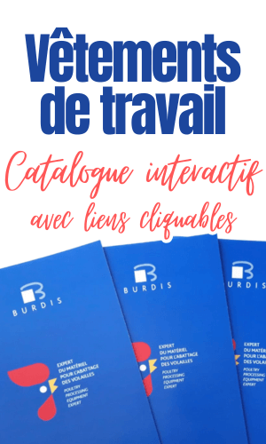 Lien catalogue interactif partie vetements de travail